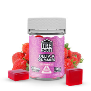 TreHouse Strawberry Delta 9 Gummies