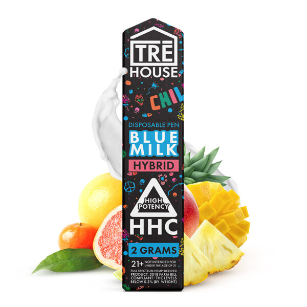 TreHouse HHC Vape Pen – Blue Milk – Hybrid 2g