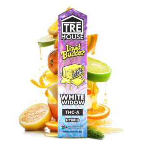 TreHouse White Widow Hybrid THC-A Live Resin Liquid Budder Vape Pen