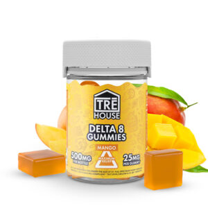 TreHouse Mango Delta 8 THC Gummies