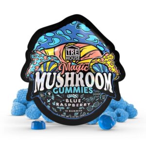 TreHouse Blue Raspberry Magic Mushroom Gummies