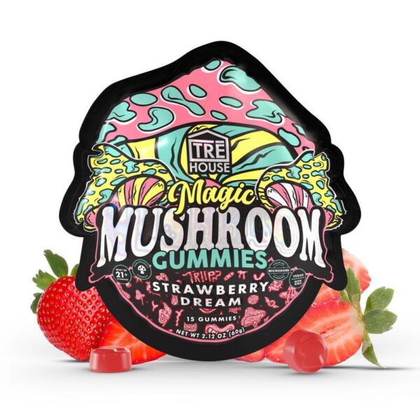 TreHouse Strawberry Dream Magic Mushroom Gummies