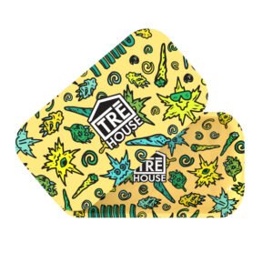 Metal Rolling Tray - Yellow