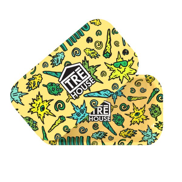 Metal Rolling Tray - Yellow