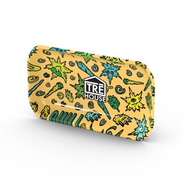 Metal Rolling Tray - Yellow - Image 6