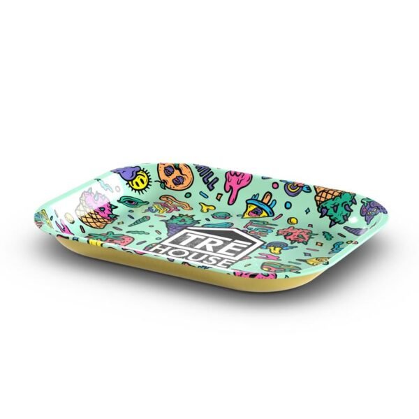 Metal Rolling Tray - Green - Image 3