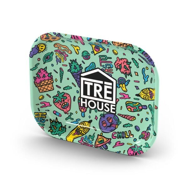 Metal Rolling Tray - Green - Image 4