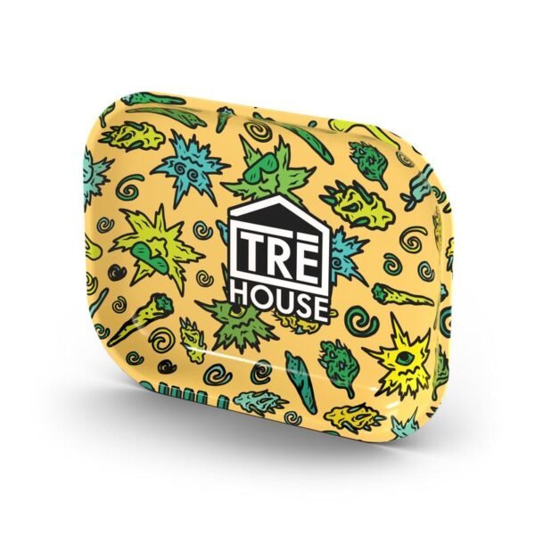 Metal Rolling Tray - Yellow - Image 4